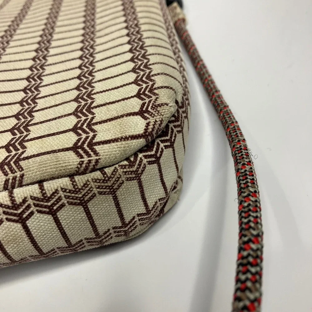 Kavu tablet rope bag tan‎ black gender neutral boho unique